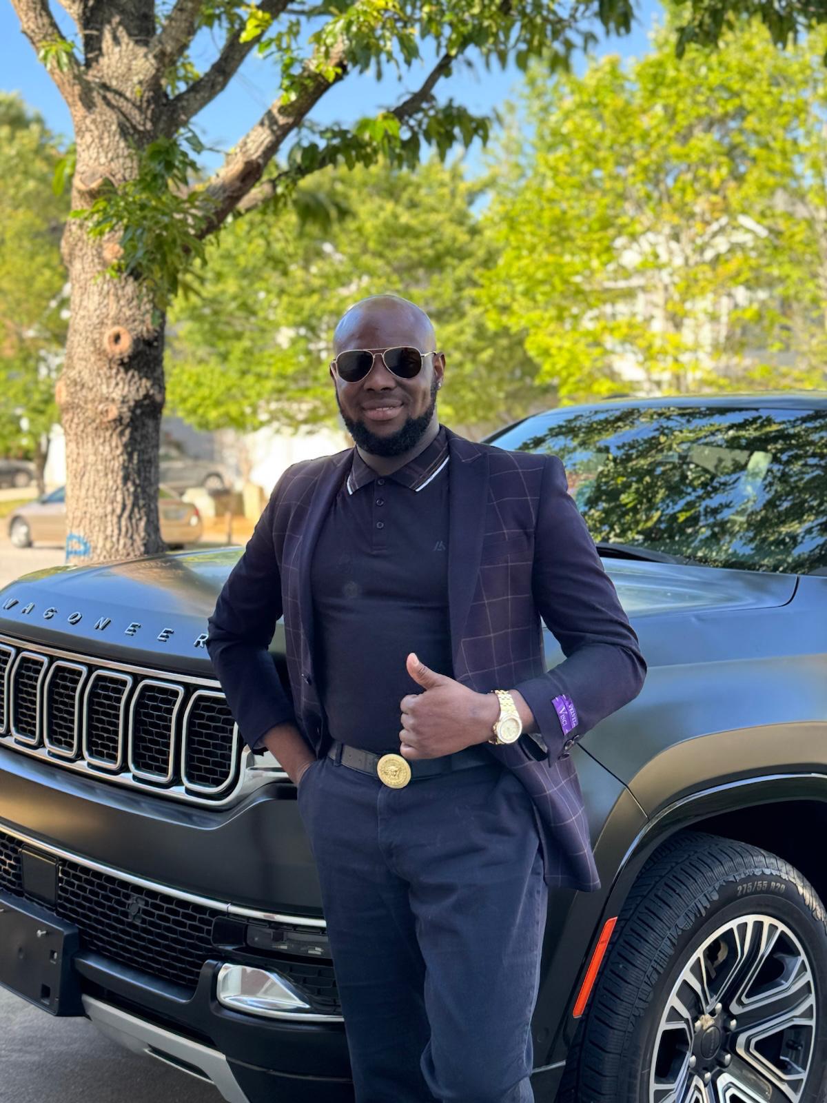 Business executive speaking at a business conference, convention or seminar for Go Luxe Corporate Transportation