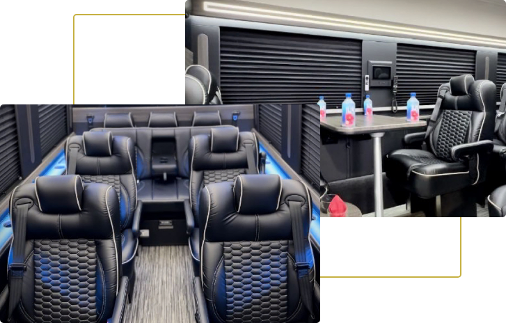 the entertainer party bus image